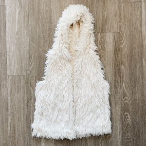 Faux fur vest